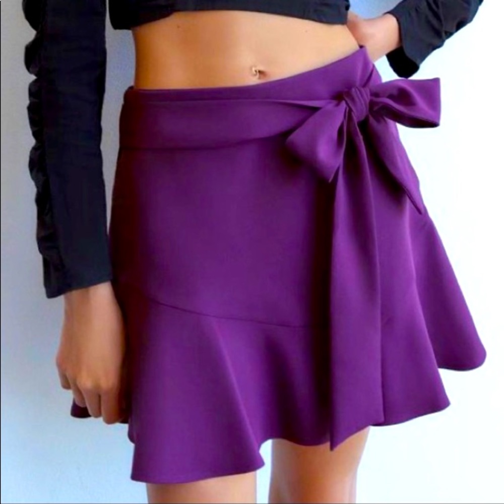 NWT Zara belted skort sz small